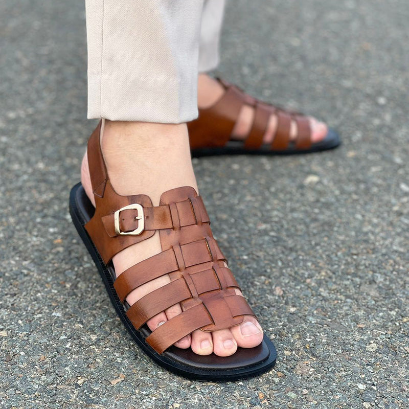 Hand Made Classic Brown Sandali-(Buy 2 Free Shipping✔️)