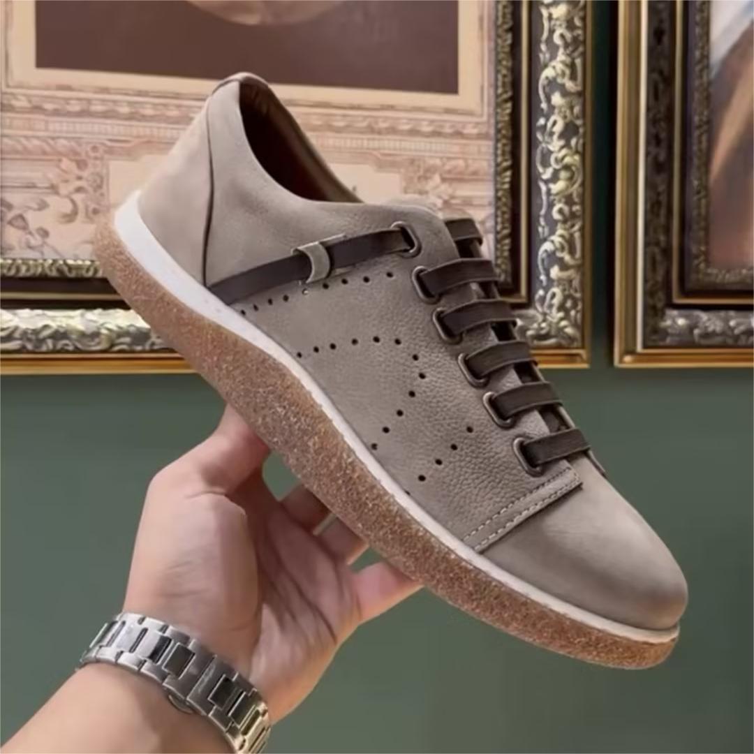 Handmade Khaki Sneakers-(Buy 2 Free Shipping✔️)