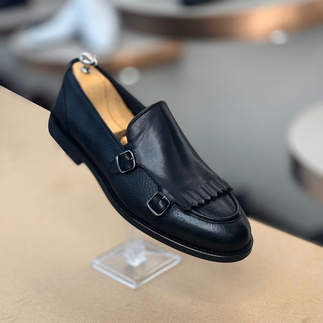 Itarian Steyr Insteot Handmade Natural Leather Men's Shoes-(Buy 2 Free Shipping✔️)