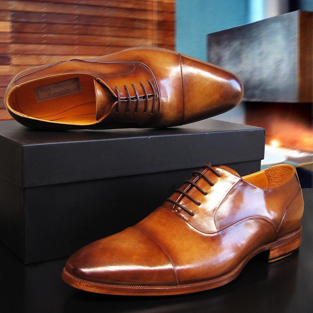 Captoe Oxfords Brown Leather-(Buy 2 Free Shipping✔️)