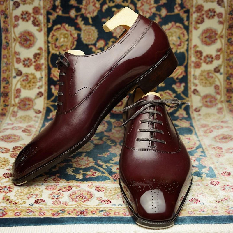 Italian Handmade Cowhide Tuxedo Shoes