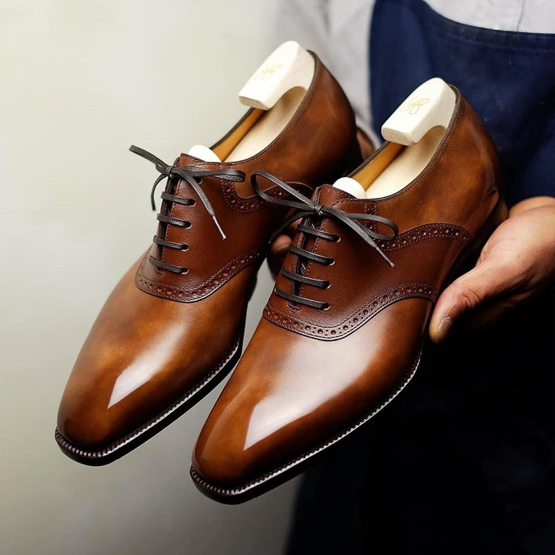 Italian Classic Style Custom Men's Shoes