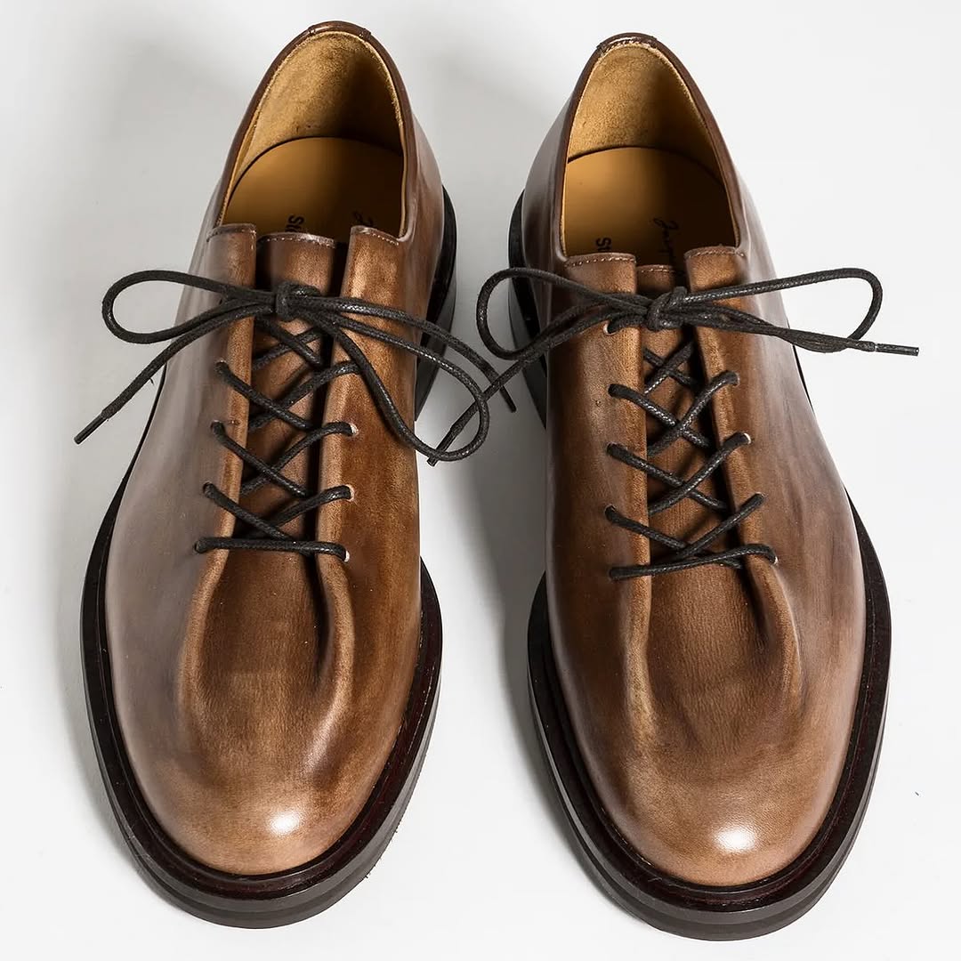 The Edouard Nuance Gray Redefines Our Iconic Edouard Derby With A Refined, Sophisticated Touch