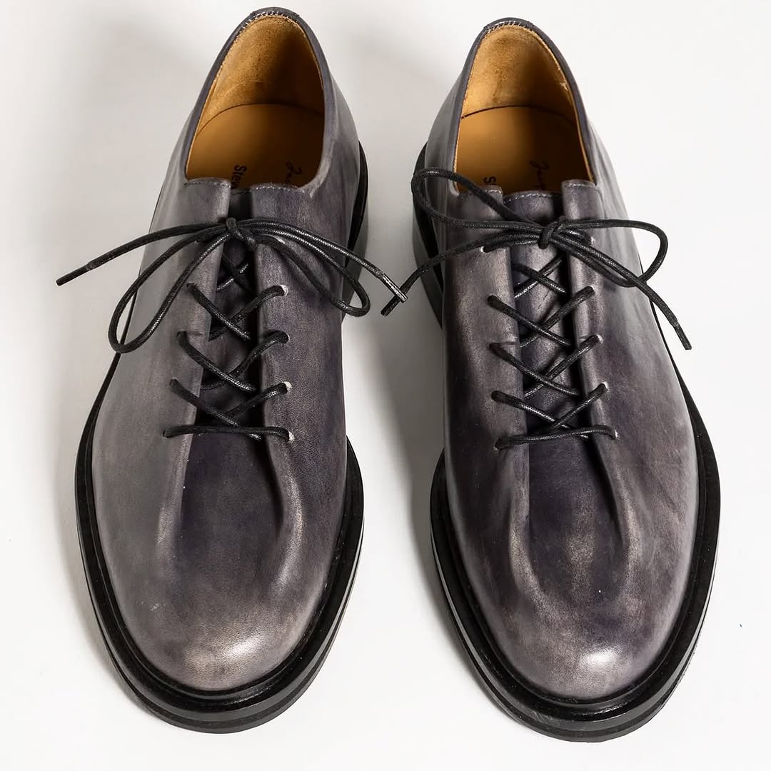 The Edouard Nuance Gray Redefines Our Iconic Edouard Derby With A Refined, Sophisticated Touch