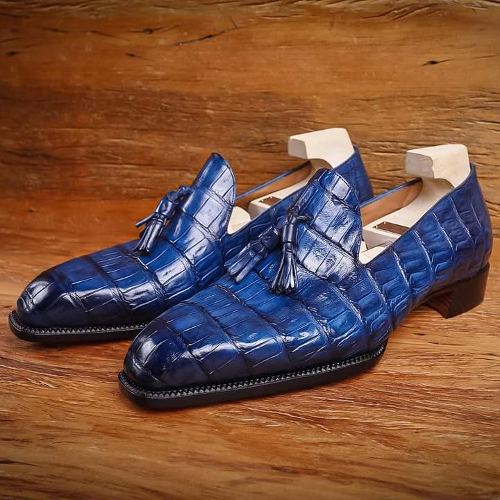 Tassel Loafer In Alligattor