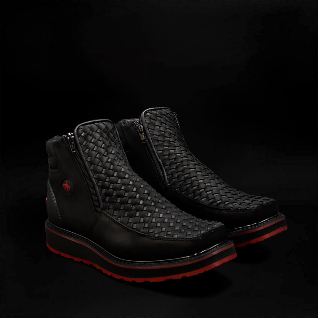 Double-Zip Ankle Boot