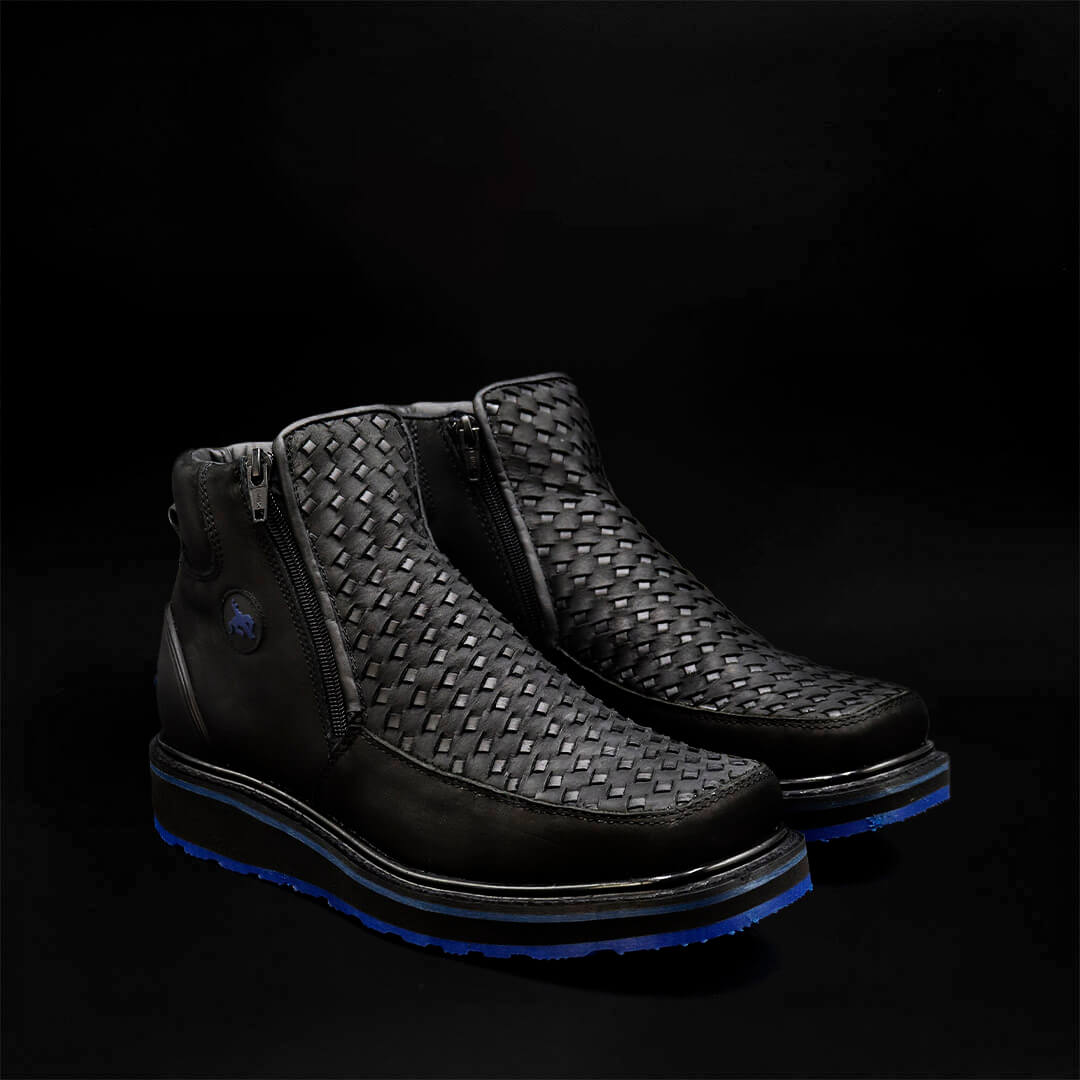 Double-Zip Ankle Boot