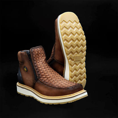 Double-Zip Petatillo Brick Boot