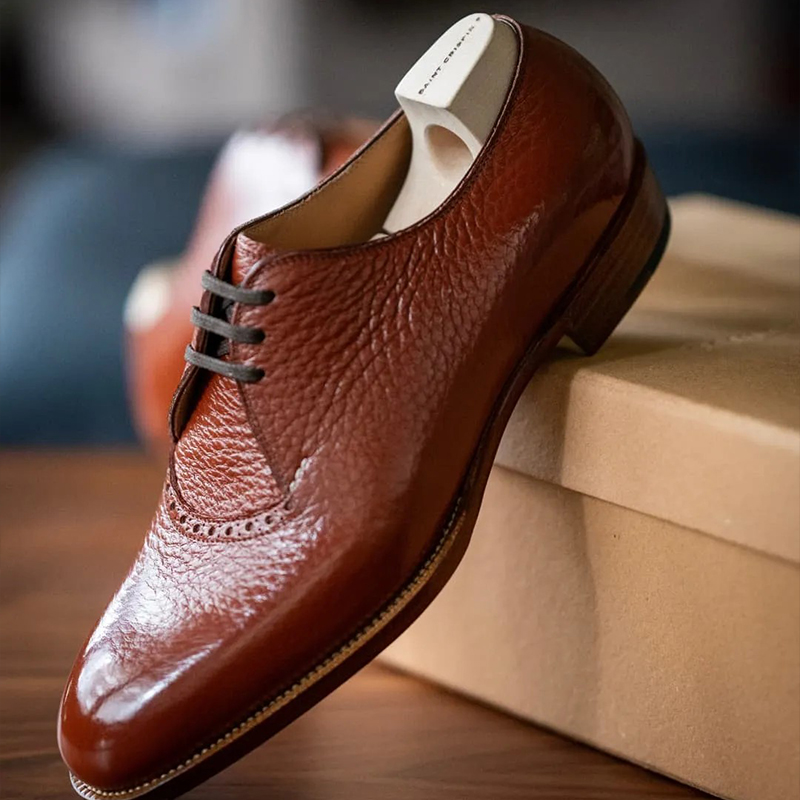 Men's Casual Brown Leather Shoes