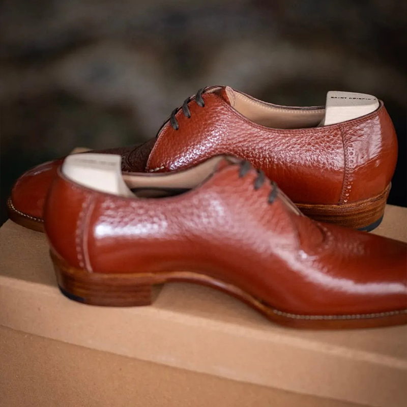 Men's Casual Brown Leather Shoes