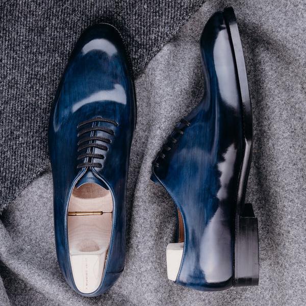 Sophisticated Midnight Blue Oxfords