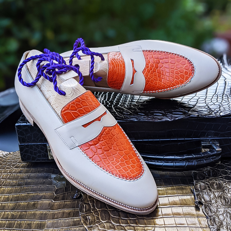 Ascot Sinatra - Calf And Alligator Leather