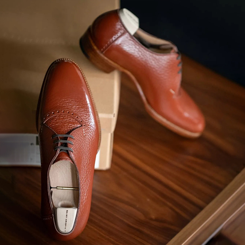 Men's Casual Brown Leather Shoes