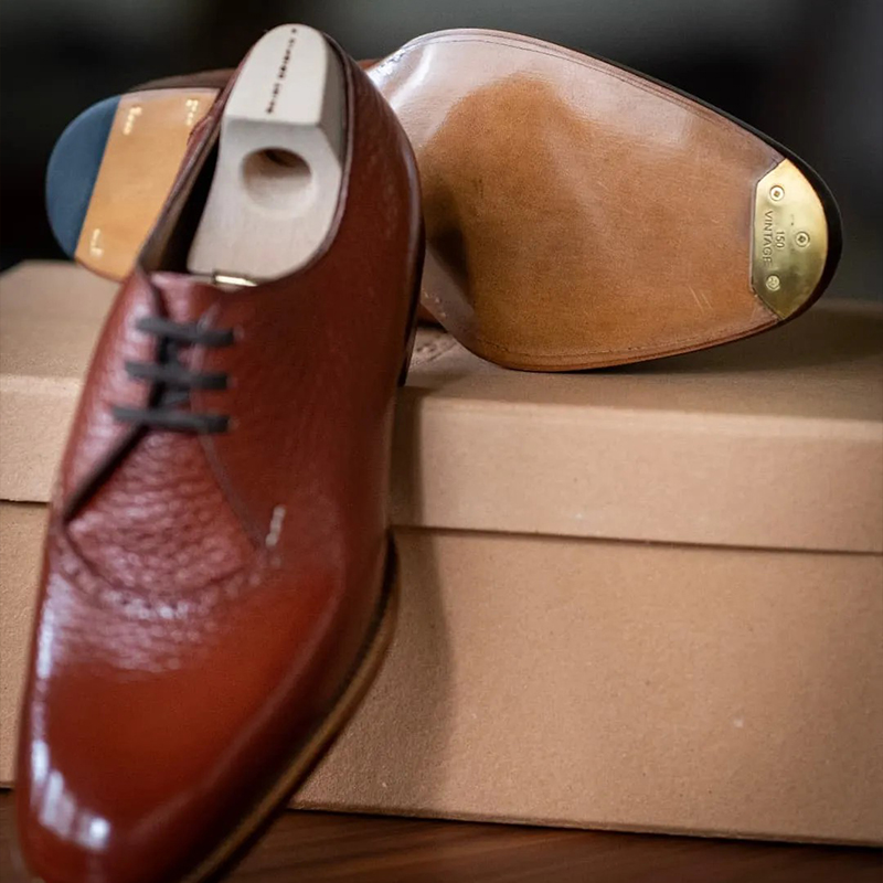 Men's Casual Brown Leather Shoes