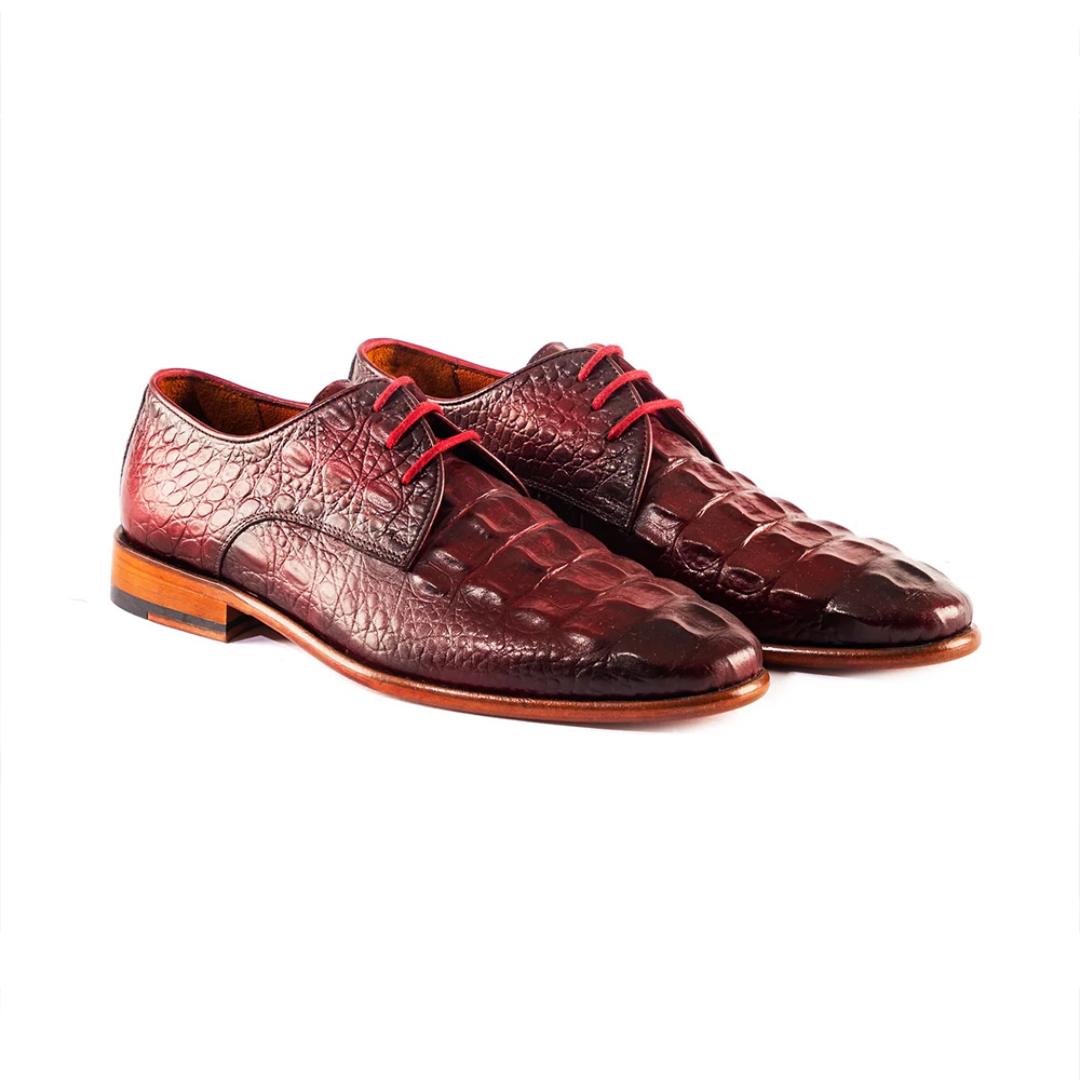 Crocodile Bordeaux Dress Shoes