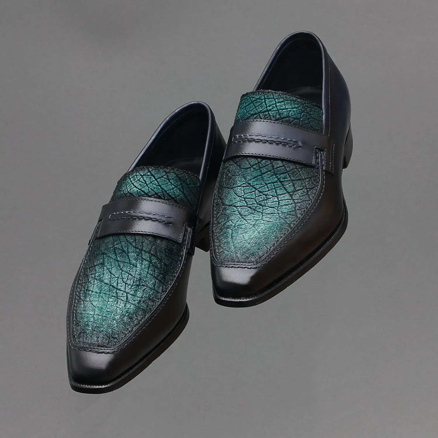 The Lincoln Loafer Bi-material Ice Greene