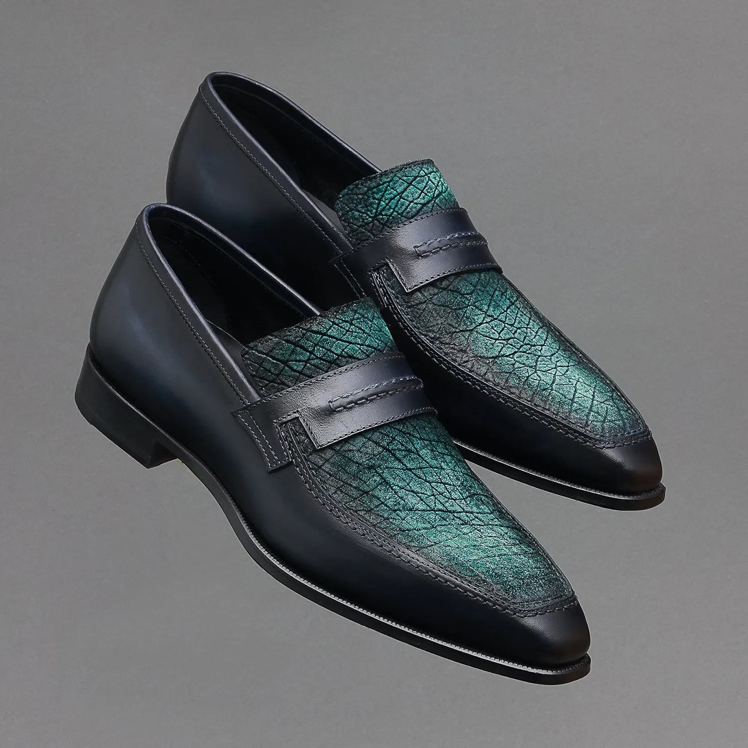 The Lincoln Loafer Bi-material Ice Greene