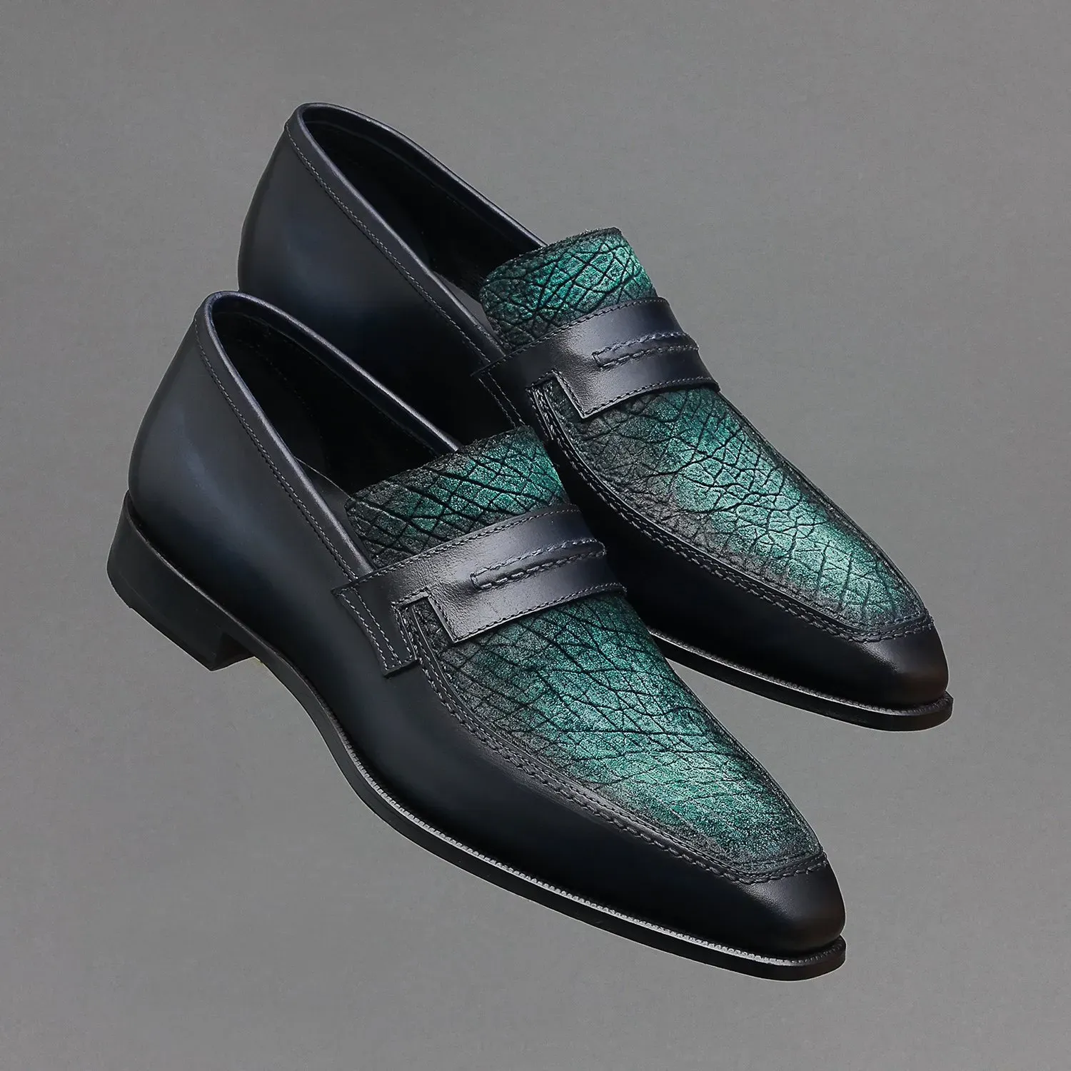 The Lincoln Loafer Bi-material Ice Greene