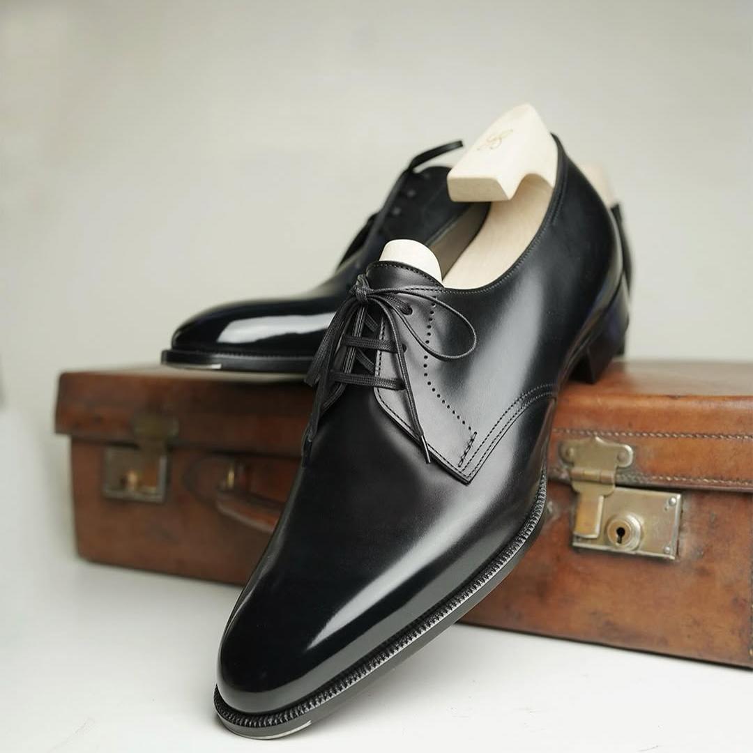 Antique Mahogany Leather Shoes