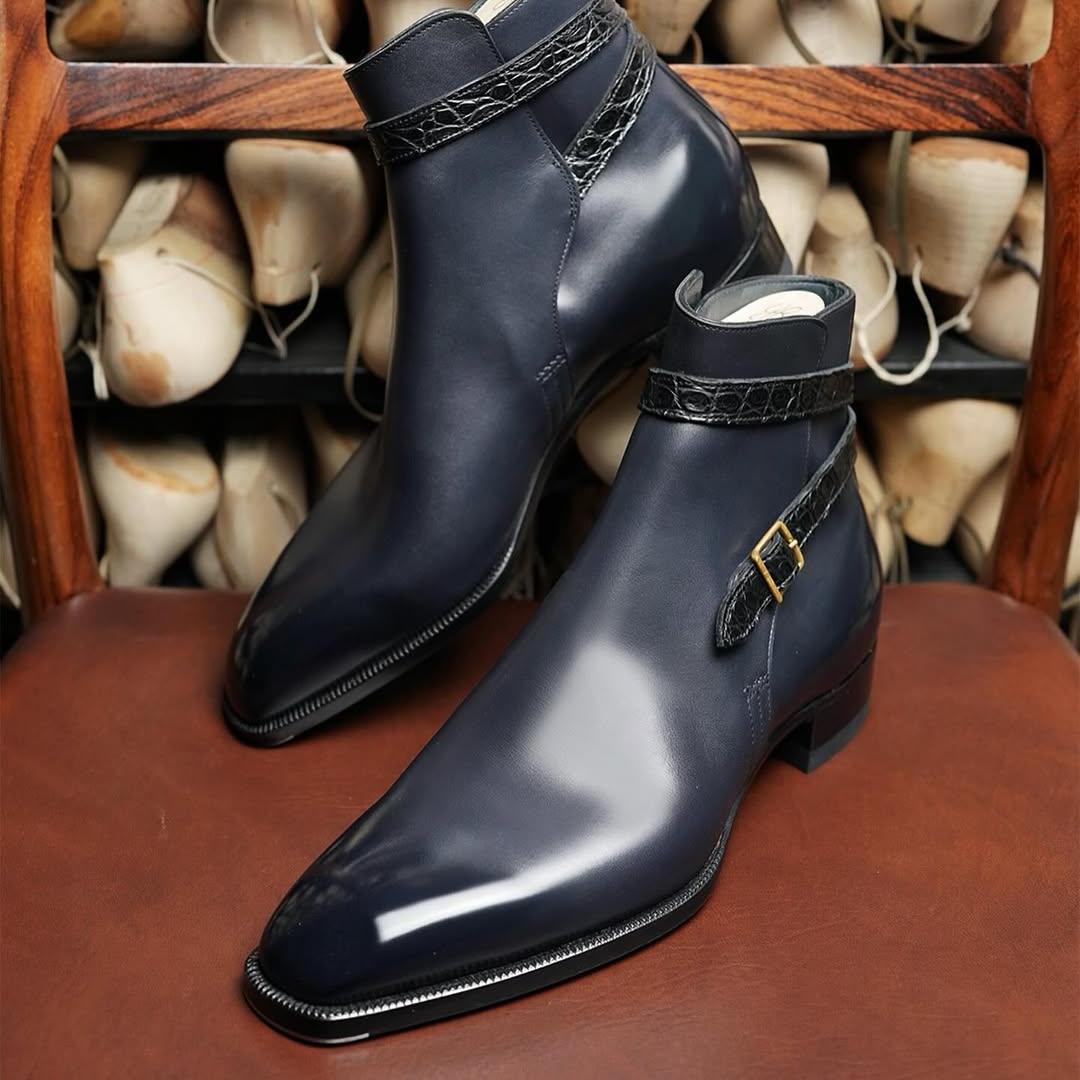 Mystic Indigo Chelsea Boots