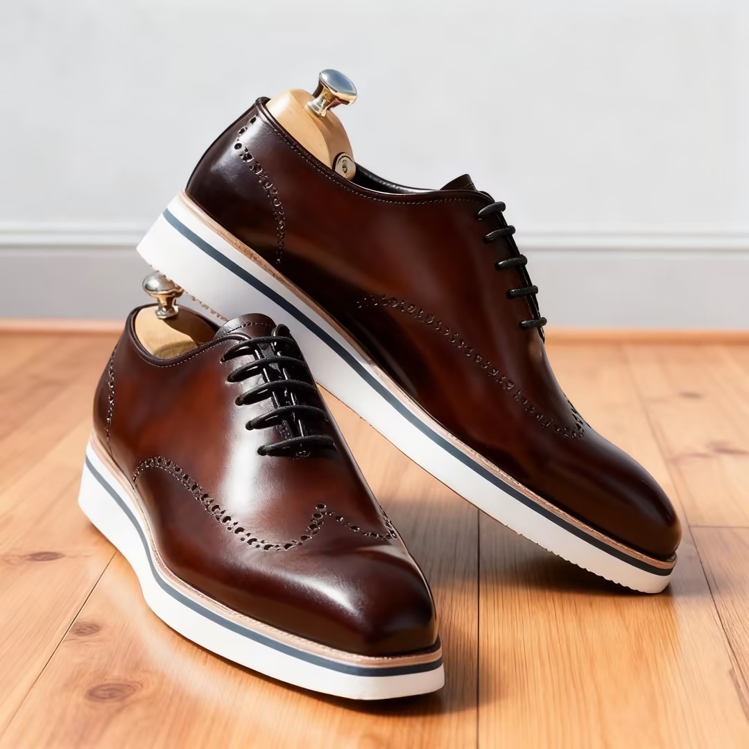 Men's Stylish Casual Wingtip Oxford Shoes
