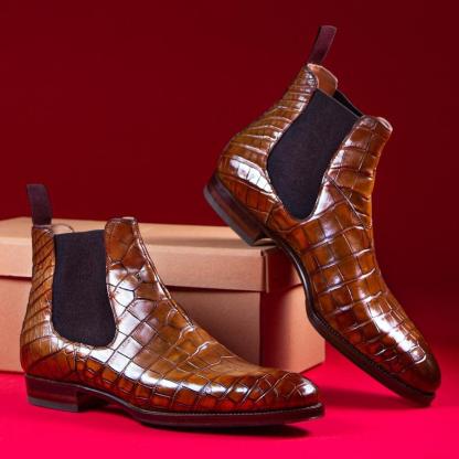 Vintage Chestnut Brogue Shoes