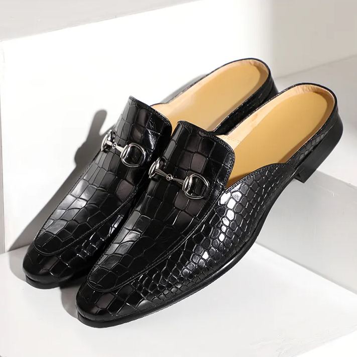 Handmade Leather Crocodile Pattern Men's Shoes-(Buy 2 Free Shipping✔️)