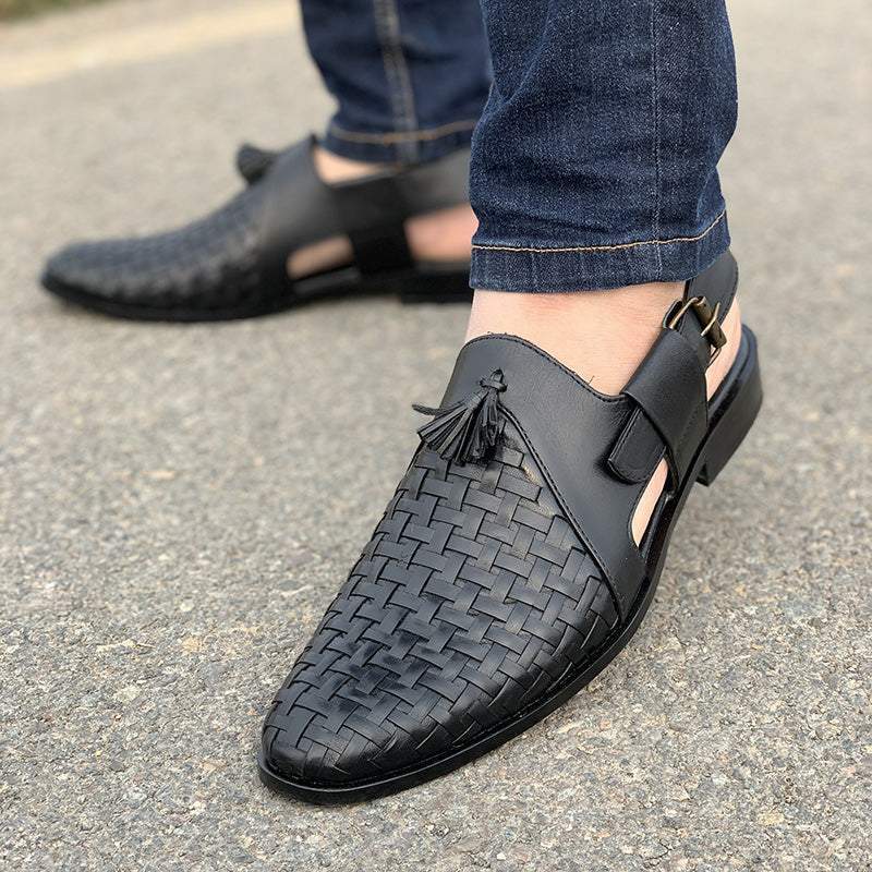 Handmade Woven Leather Kheri