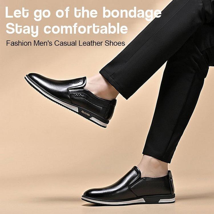 （Big Sale💥）2023 New Fashion Men's Leather Loafers(Buy 3 Free Shipping✔️)