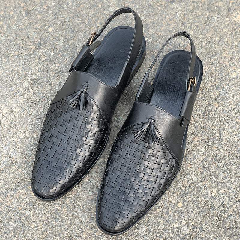 Handmade Woven Leather Kheri