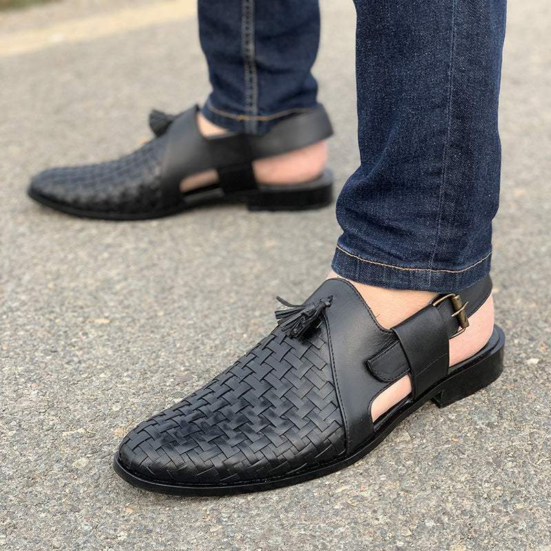 Handmade Woven Leather Kheri