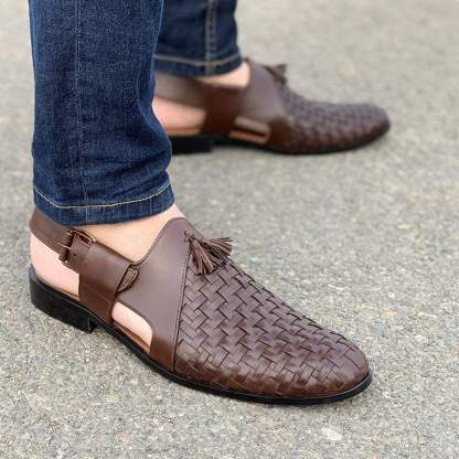 Handmade Woven Leather Kheri