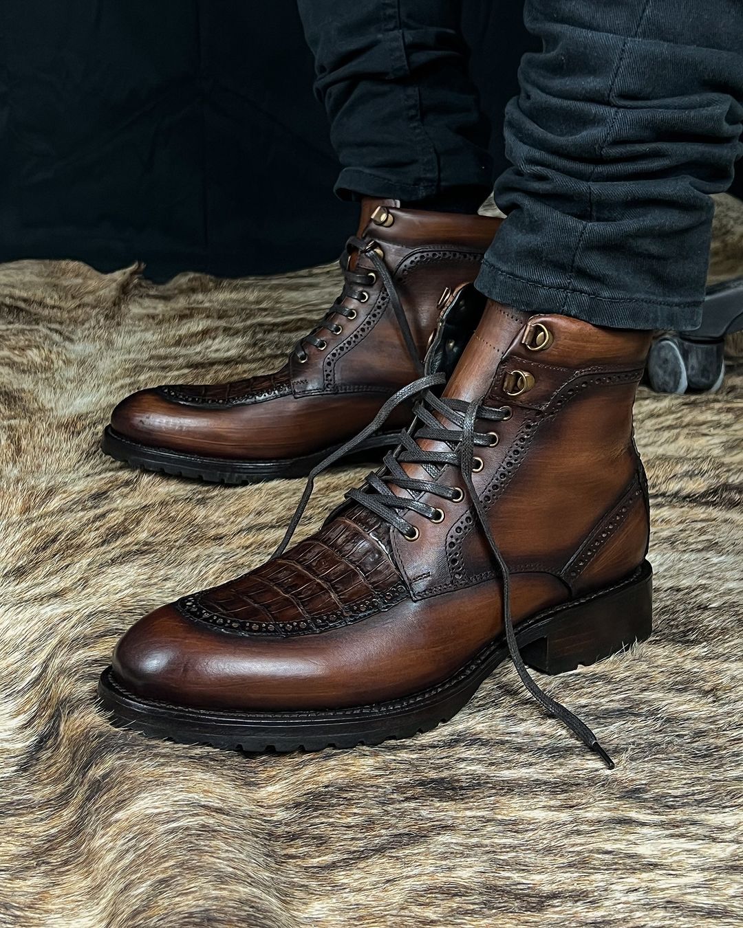 Darkness Alligator Boot-(Buy 2 Free Shipping✔️)