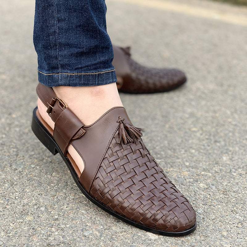 Handmade Woven Leather Kheri