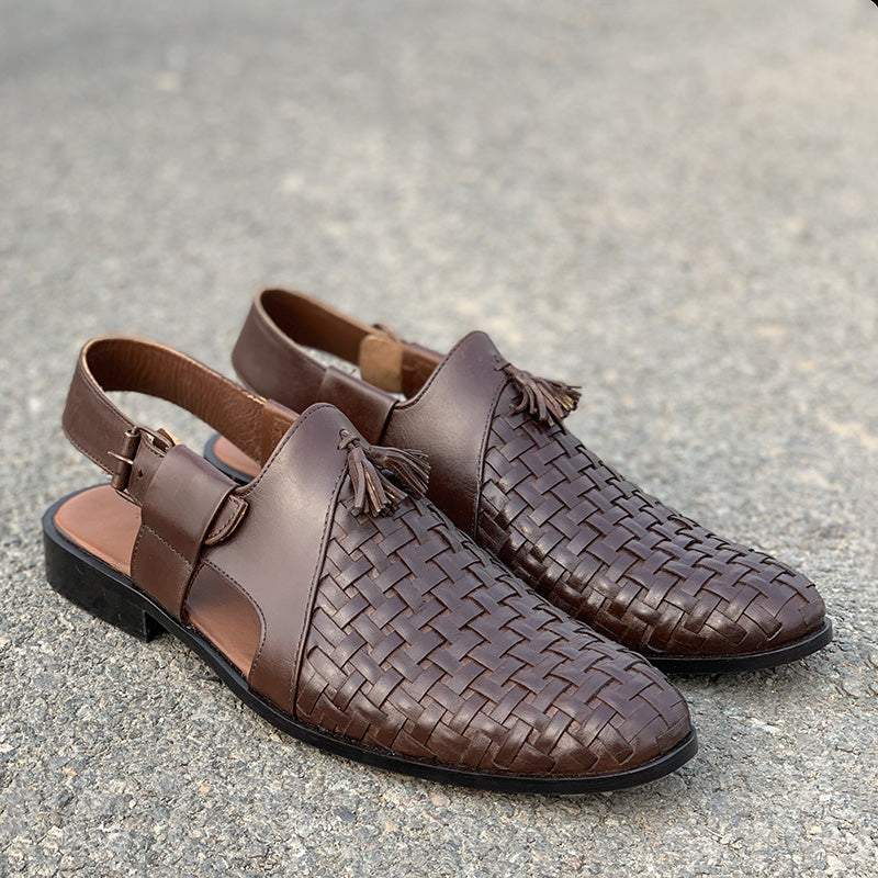 Handmade Woven Leather Kheri