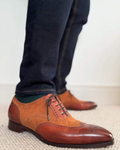 Brogue Sculpted Oxfords
