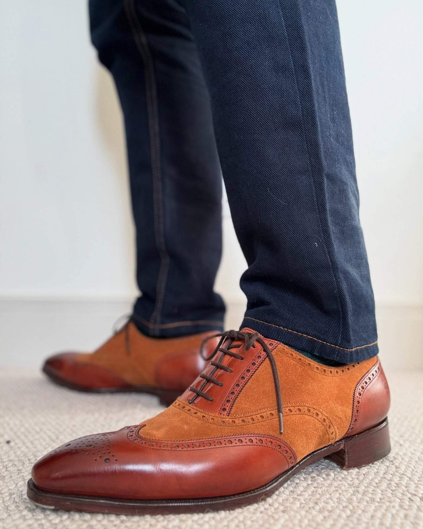 Brogue Sculpted Oxfords