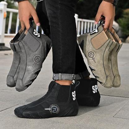 Men's Casual Soft Cowhide Slip-on Ankle Boots-(Buy 2 Free Shipping✔️)