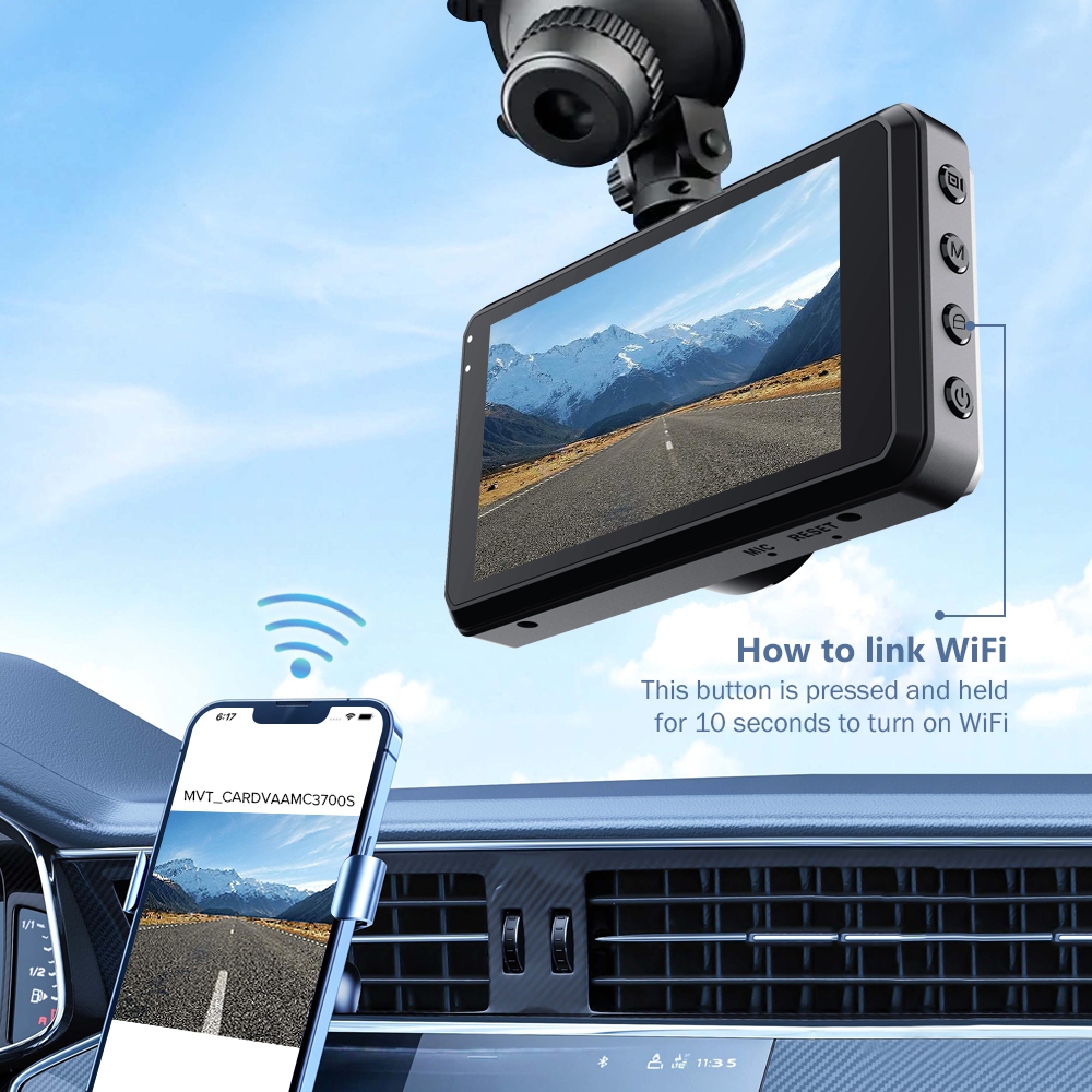 4K Full HD Smart Dash Cam