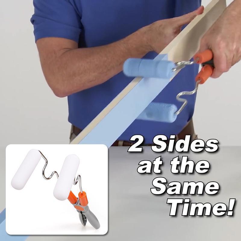 Saker® Adjustable Double Head Paint Roller(4*Brushs)