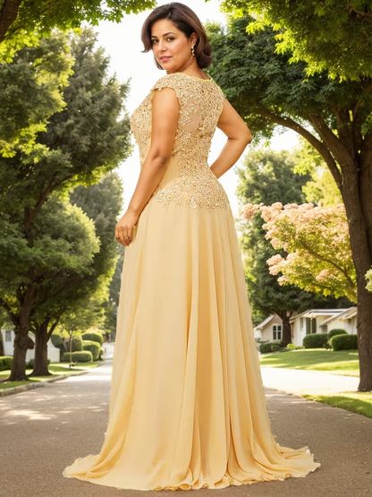 A-Line Elegant Wedding guest dress Lace Sleeveless Mother of the Bride Dresses 