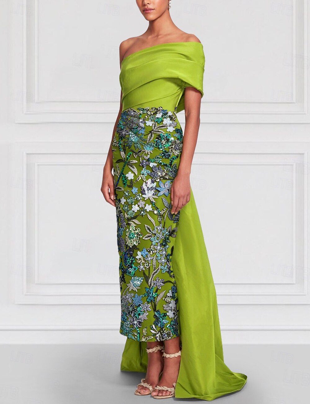 Sheath Column Floor Length Formal Dresses Mother of the Bride Dress Evening Gown Elegant