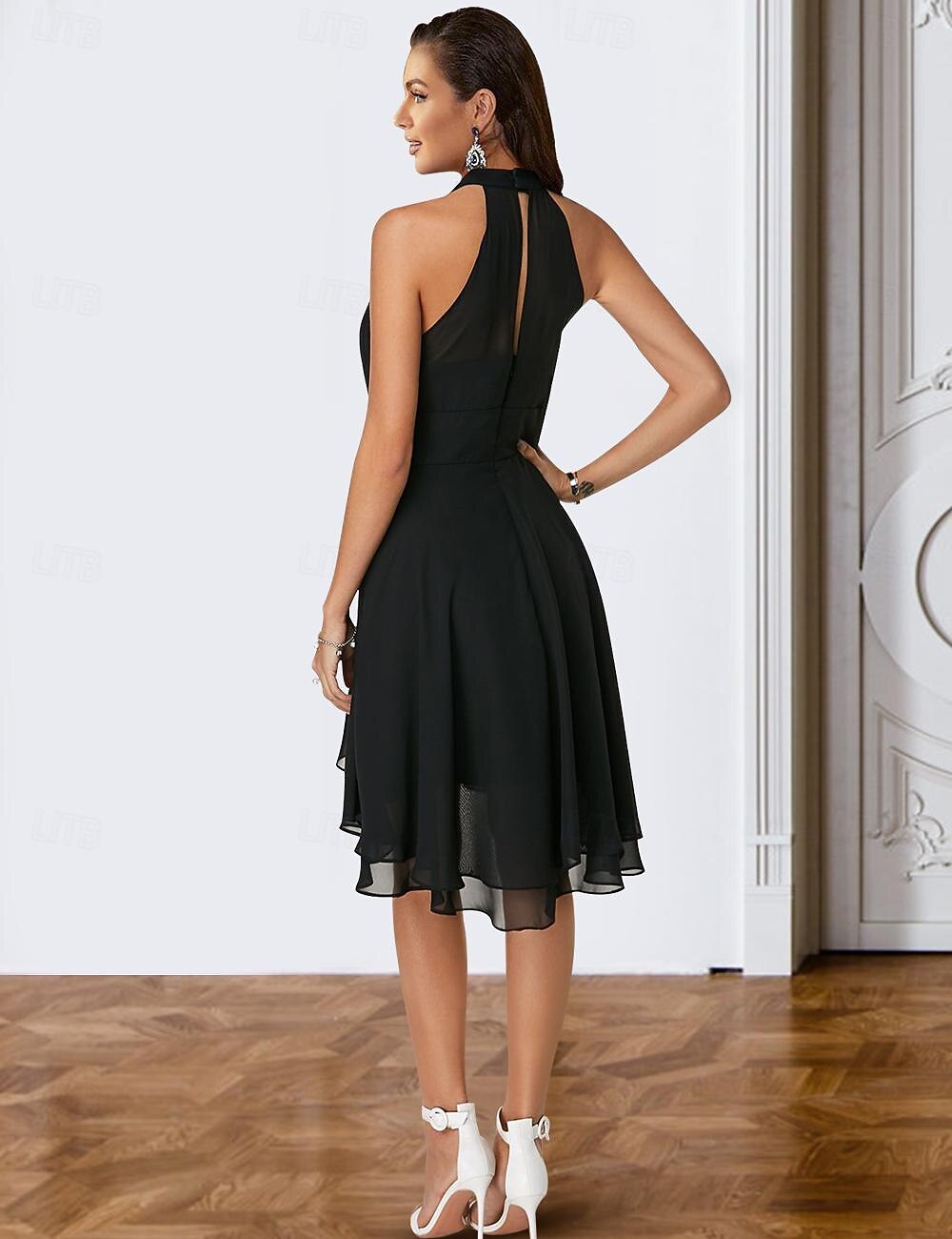 A-Line Cocktail Dresses Party Dress Wedding Guest Engagement Knee Length