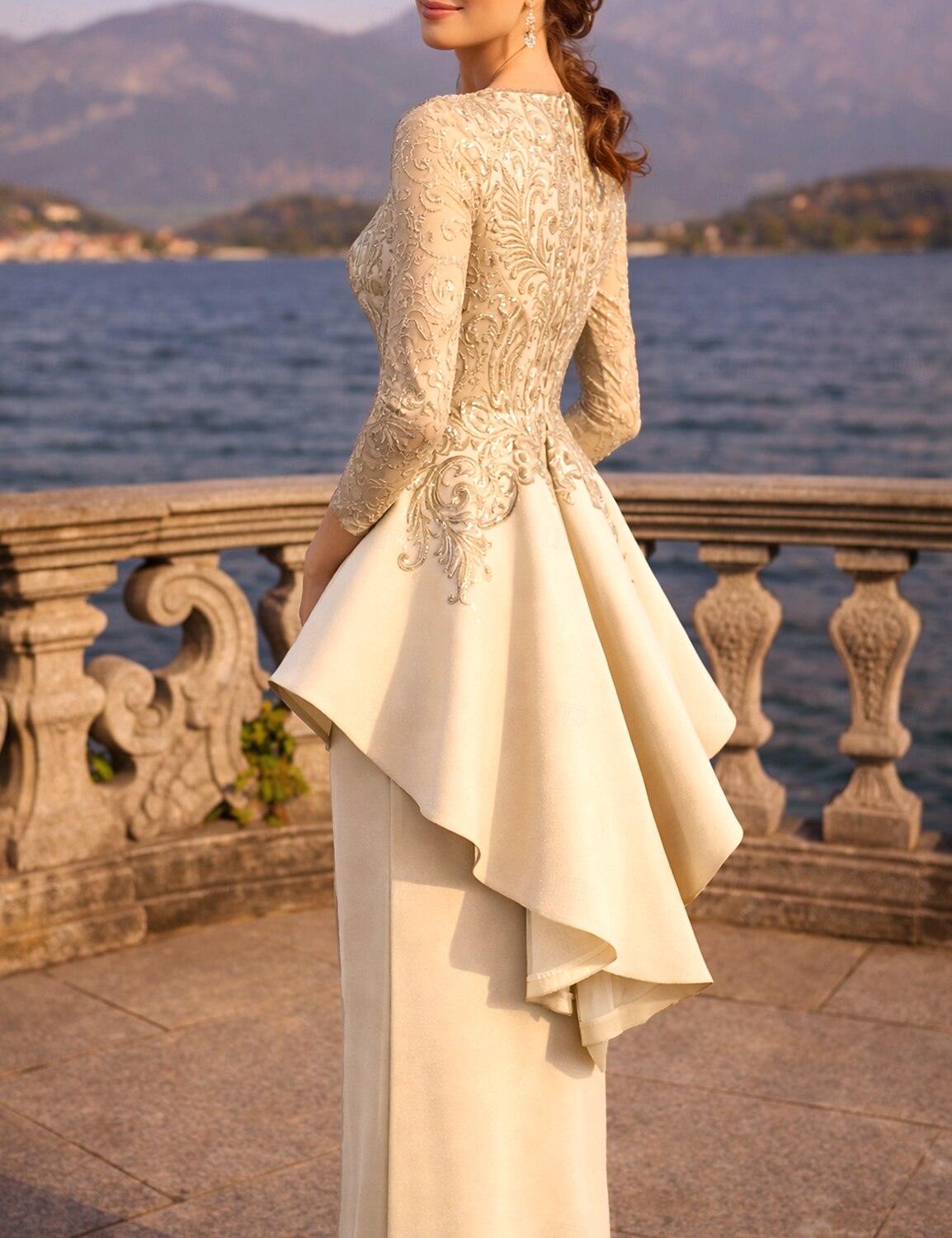 Sheath Column Floor Length Wedding Guest Dress Formal Dresses Evening Gown