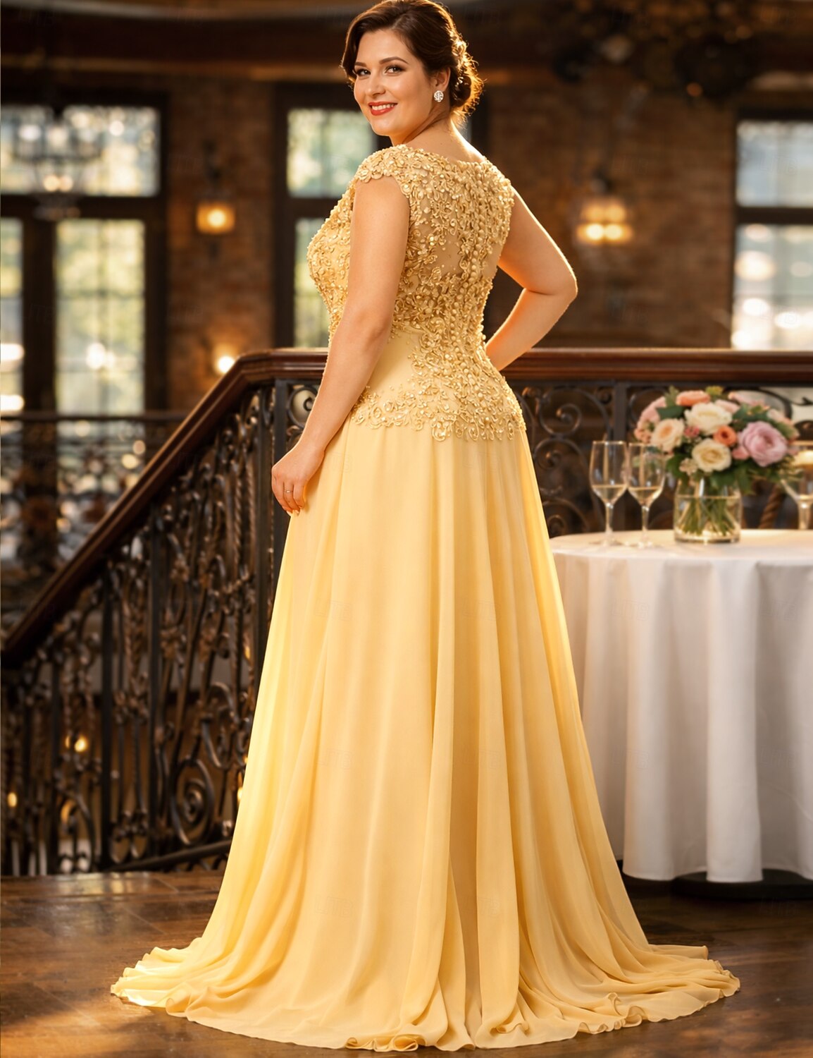 A-Line Sweep Brush Train Wedding Guest Dress Formal Dresses Evening