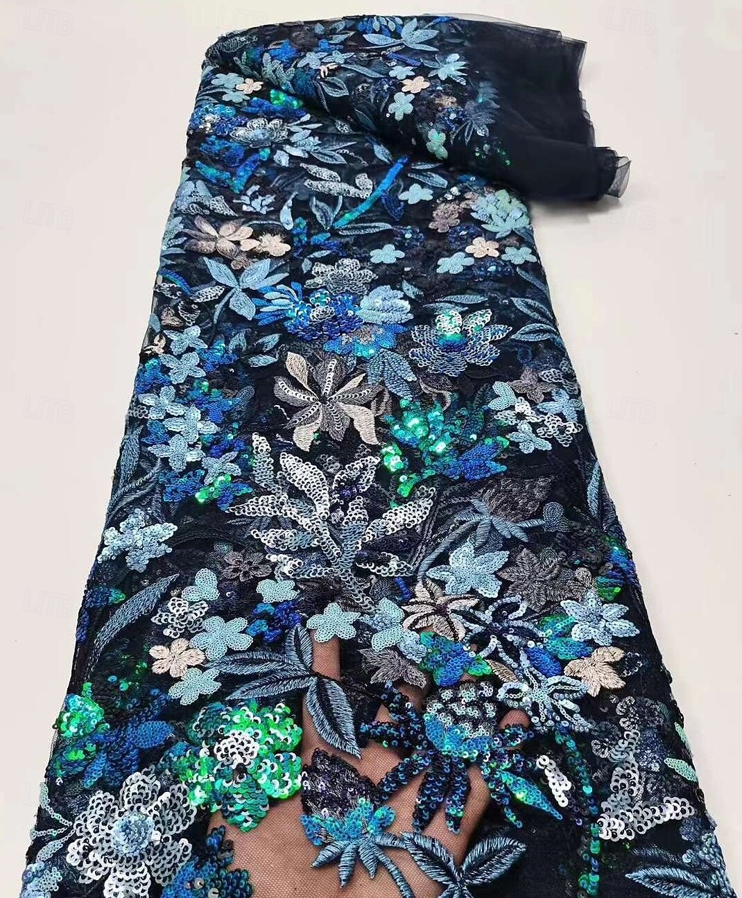 A-Line Floor Length Ball Gown Evening Gown Elegant Floral