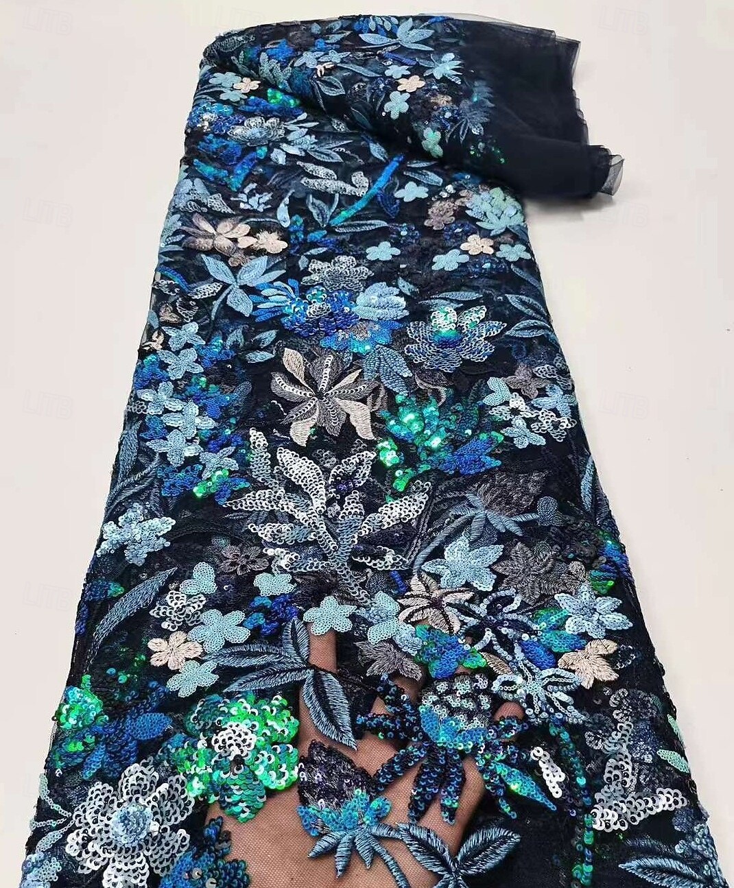 A-Line Floor Length Ball Gown Evening Gown Elegant Floral