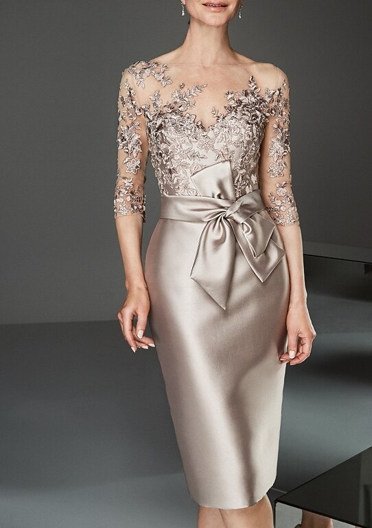 Sheath Column Knee Length Party Dress Cocktail Dress Wedding Guest