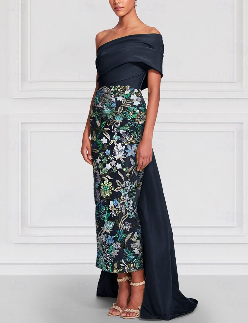 Sheath Column Floor Length Formal Dresses Mother of the Bride Dress Evening Gown Elegant