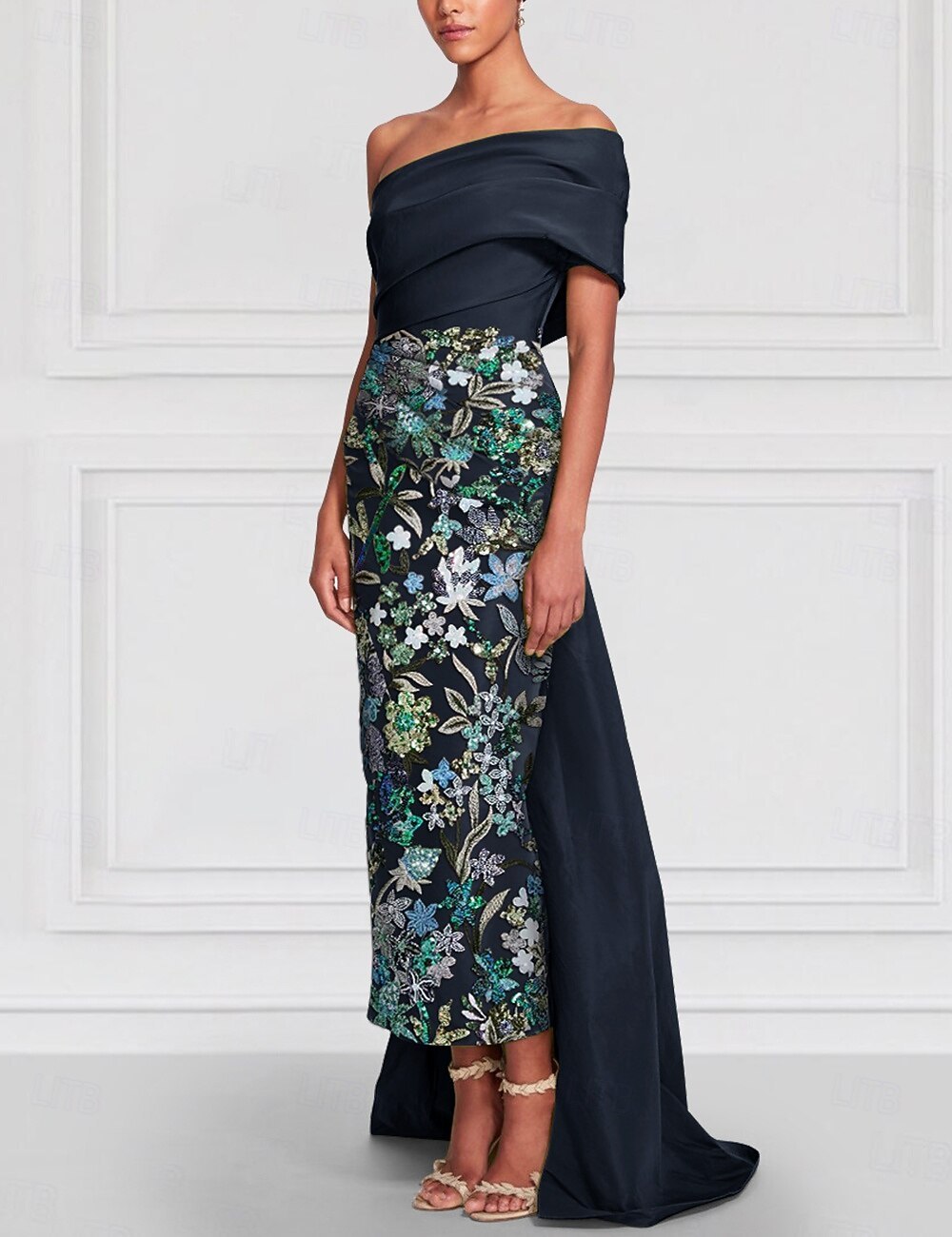 Sheath Column Floor Length Formal Dresses Mother of the Bride Dress Evening Gown Elegant